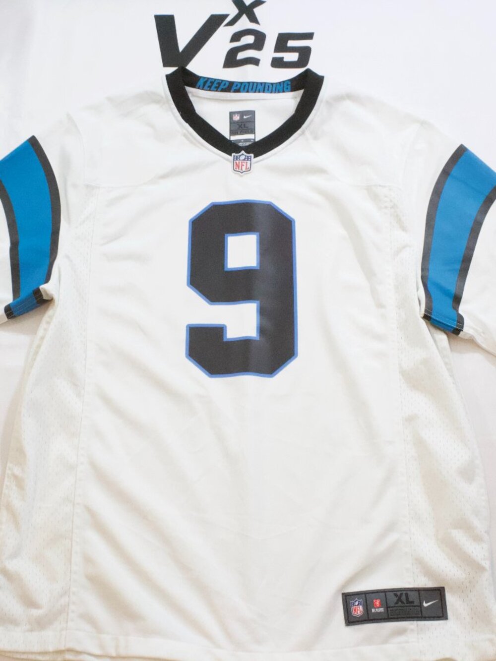 Men's Nike On Field Carolina Panthers Bryce Young White Away Jersey Sz XL